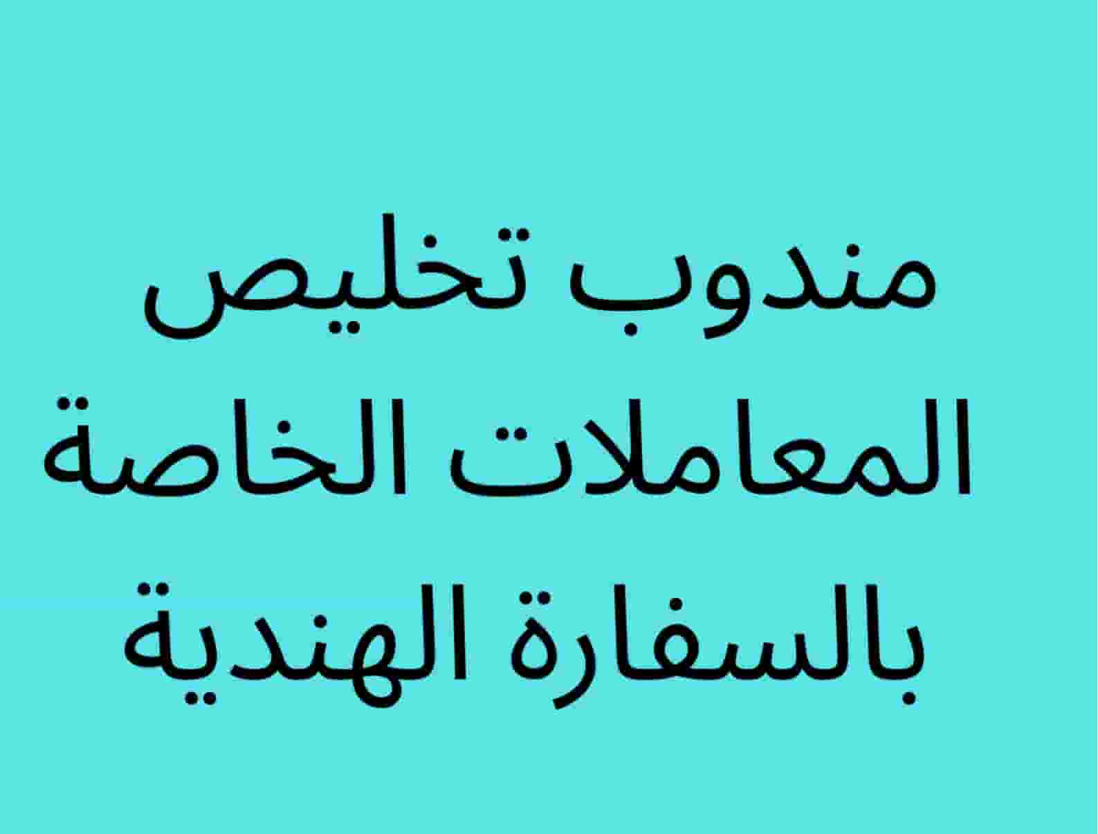 مندوب تخليص المعاملات