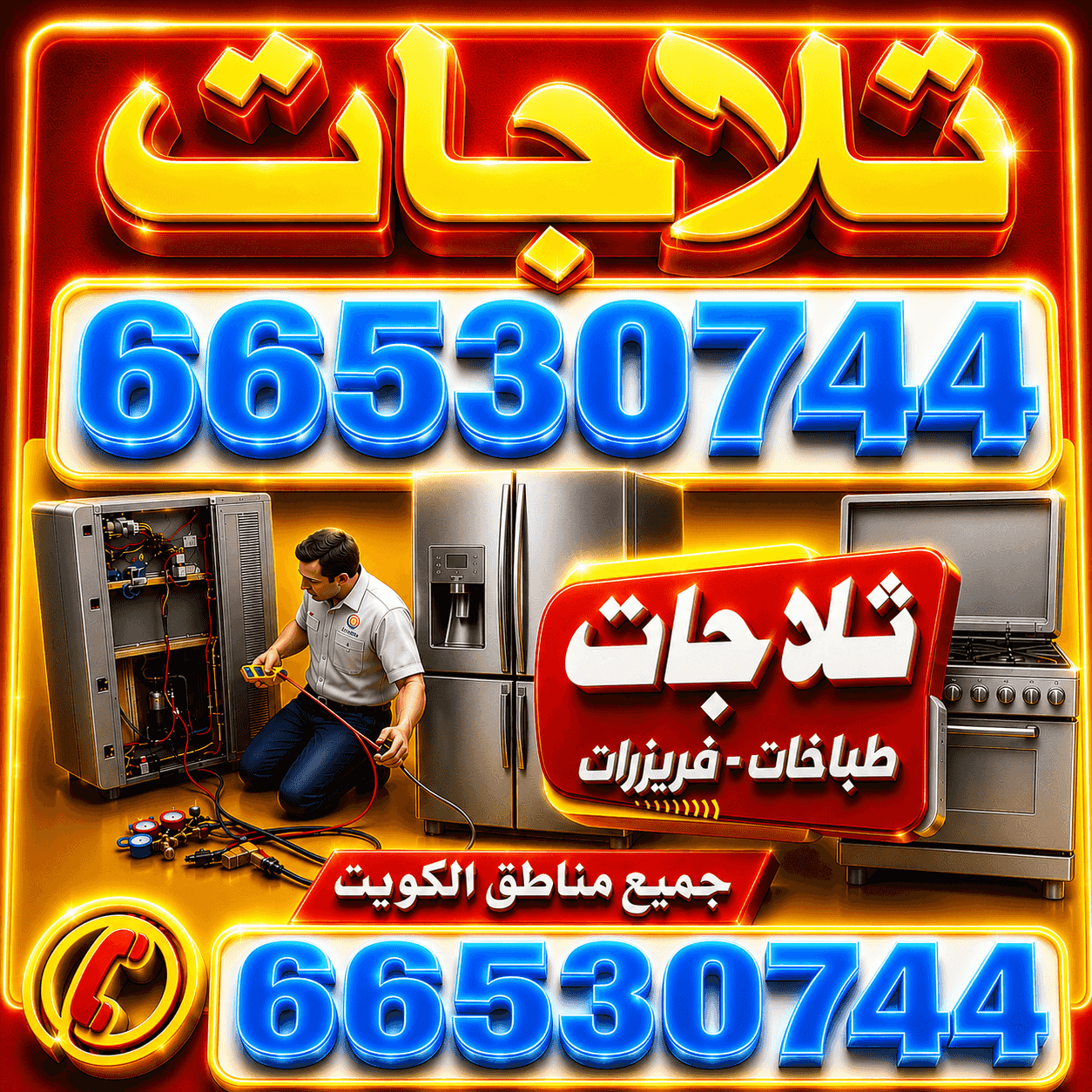 تصليح ثلاجات فريزرات