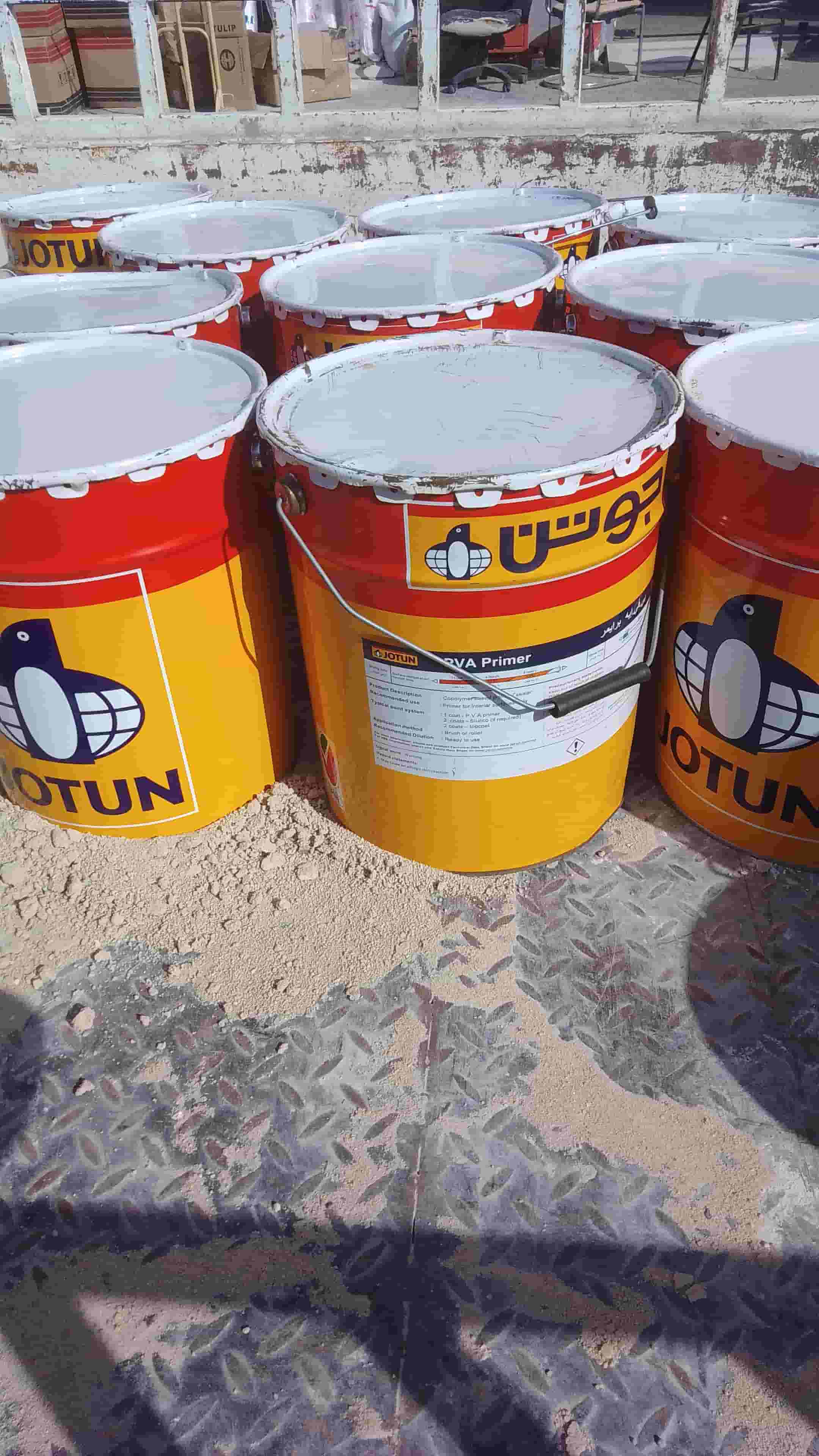 اسمنت صلبوغ شبك ماده رابطه خشنه وناعمه 