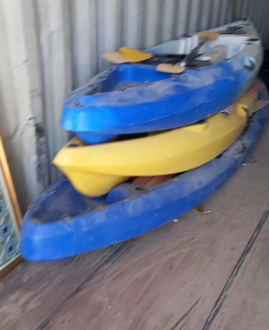 For sale 3 used sea kayaks