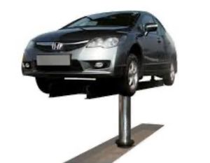 Lift jack for car wash stations