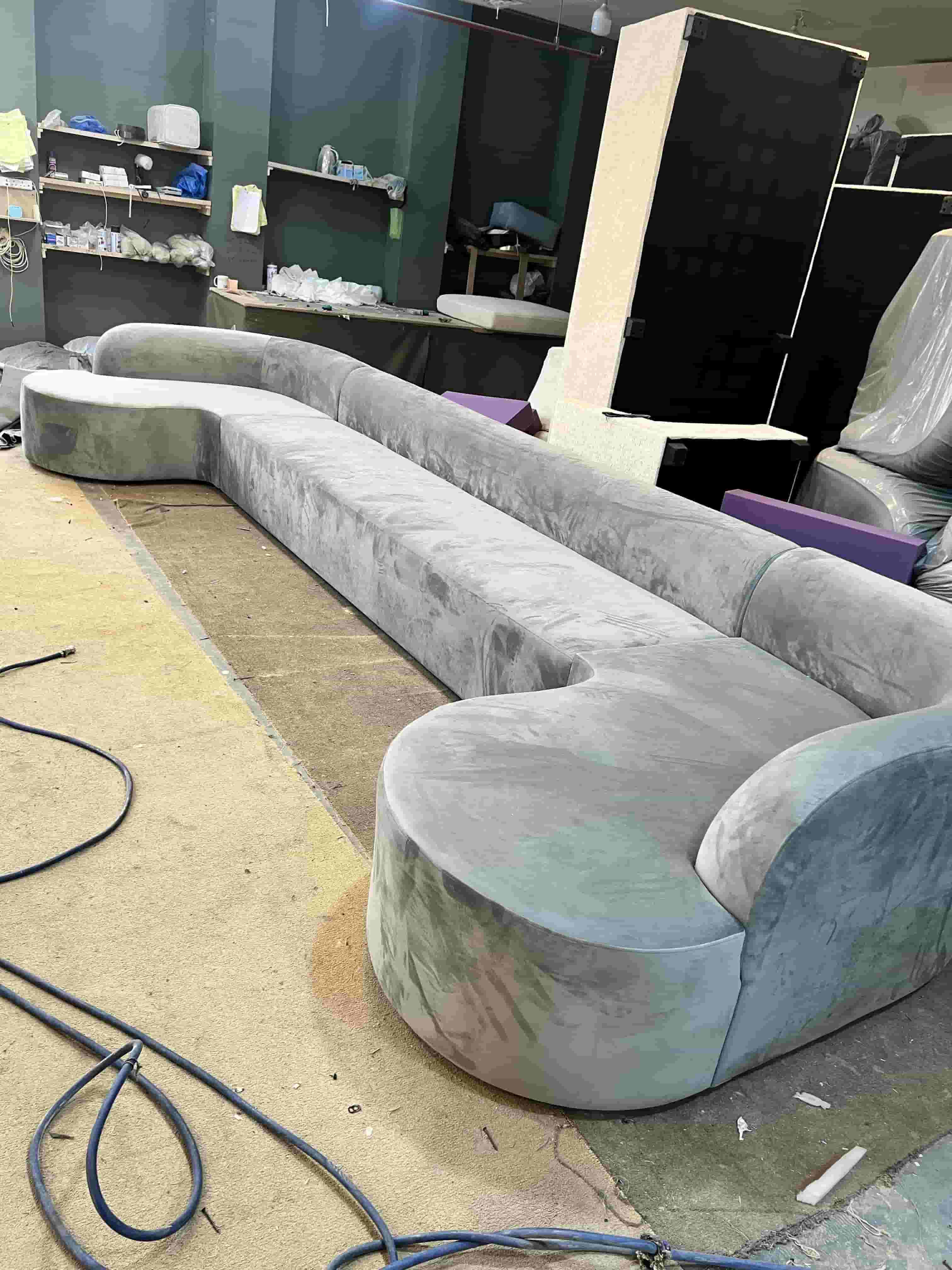 Upholstery and WiFi curtain Upholstery and WiFi curtain