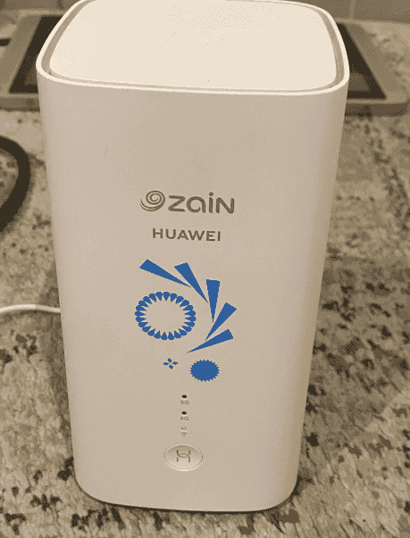 Huawei 5G router from Zain Huawei 5G router from Zain