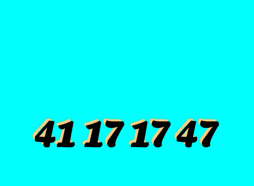 New special number New special number