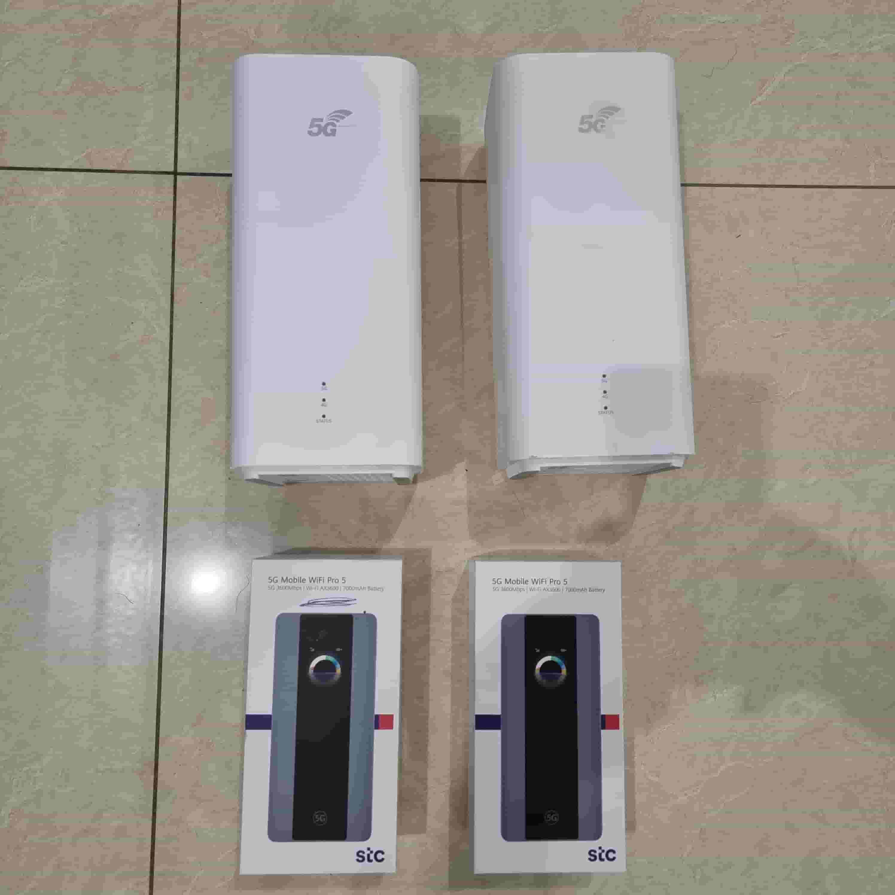The new stc 5G Pro 6 mobile router The new stc 5G Pro 6 mobile router