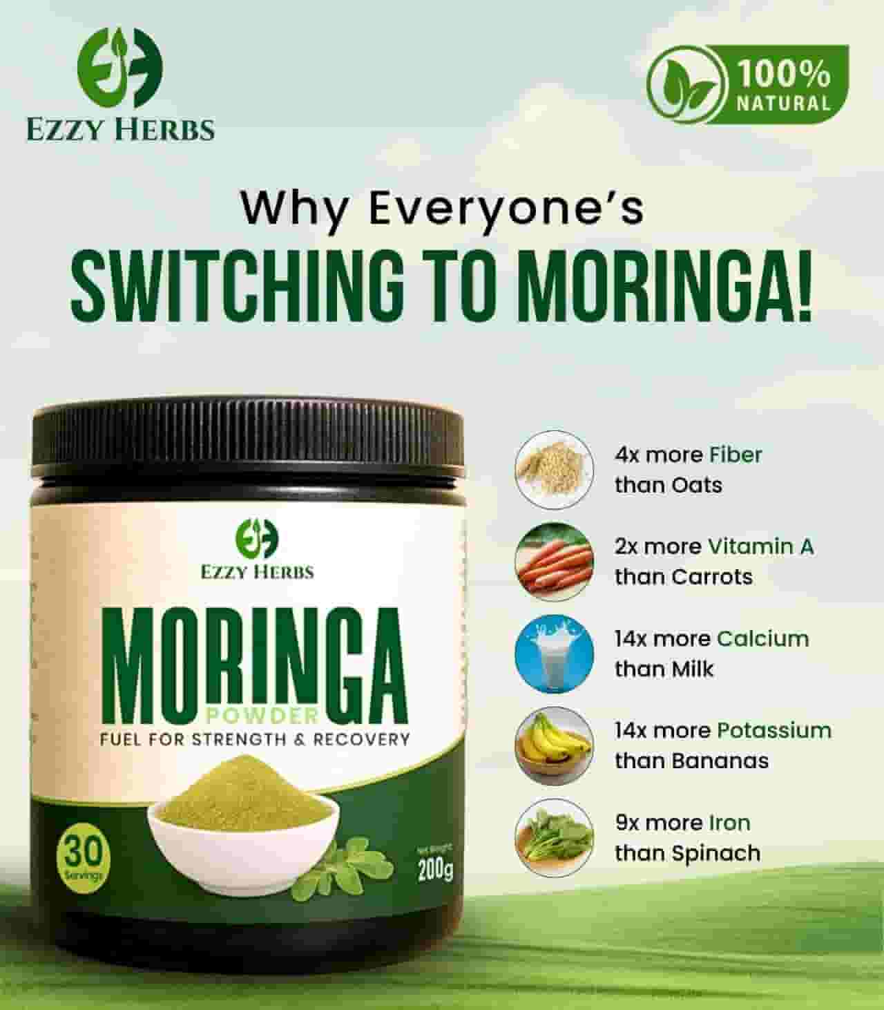 Moringa and ashwagandha powder Moringa and ashwagandha powder